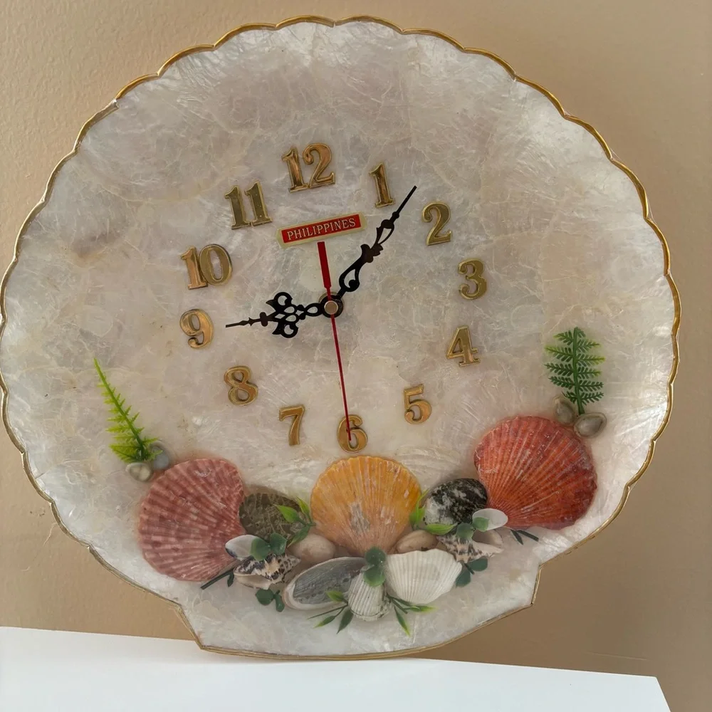 Seashell Wall Clock